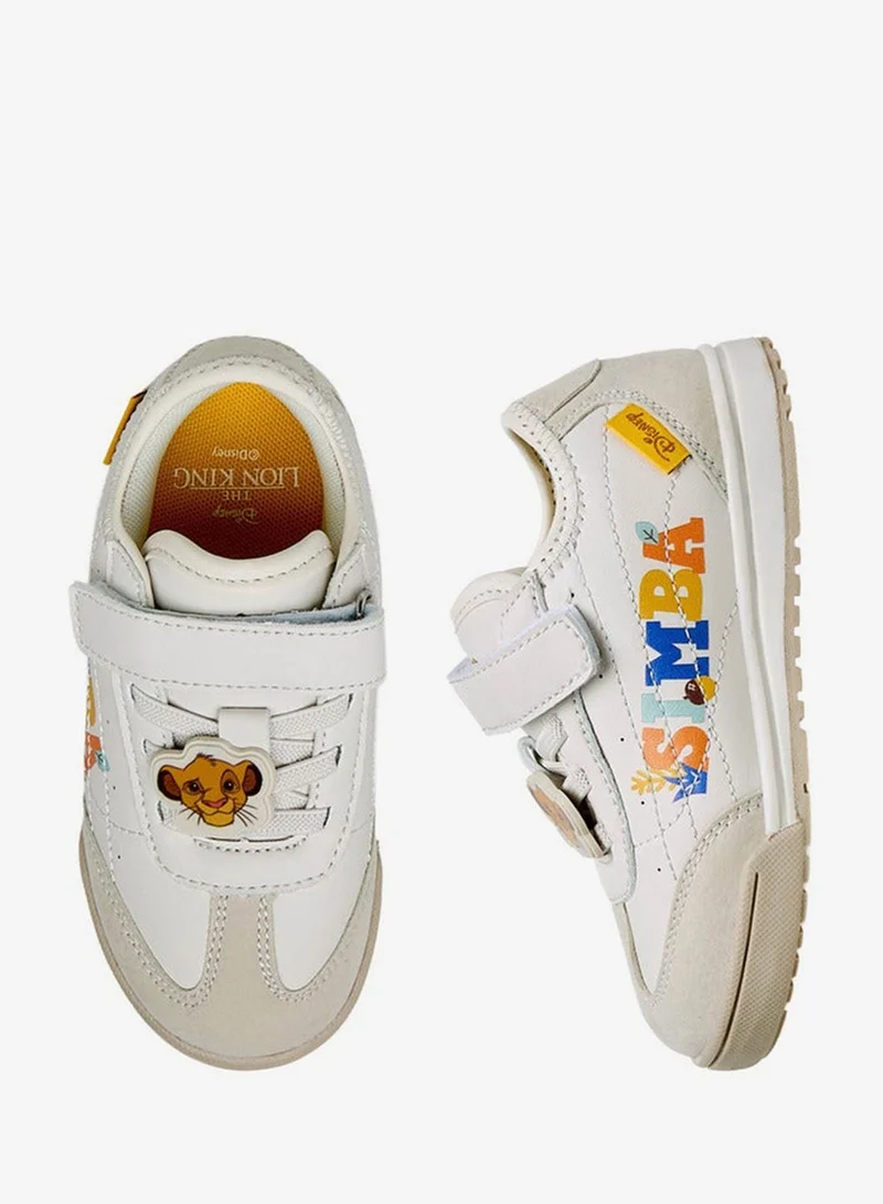 ديزني حذاء رياضي للأولاد بطبعة سيمبا بشريط لاصق